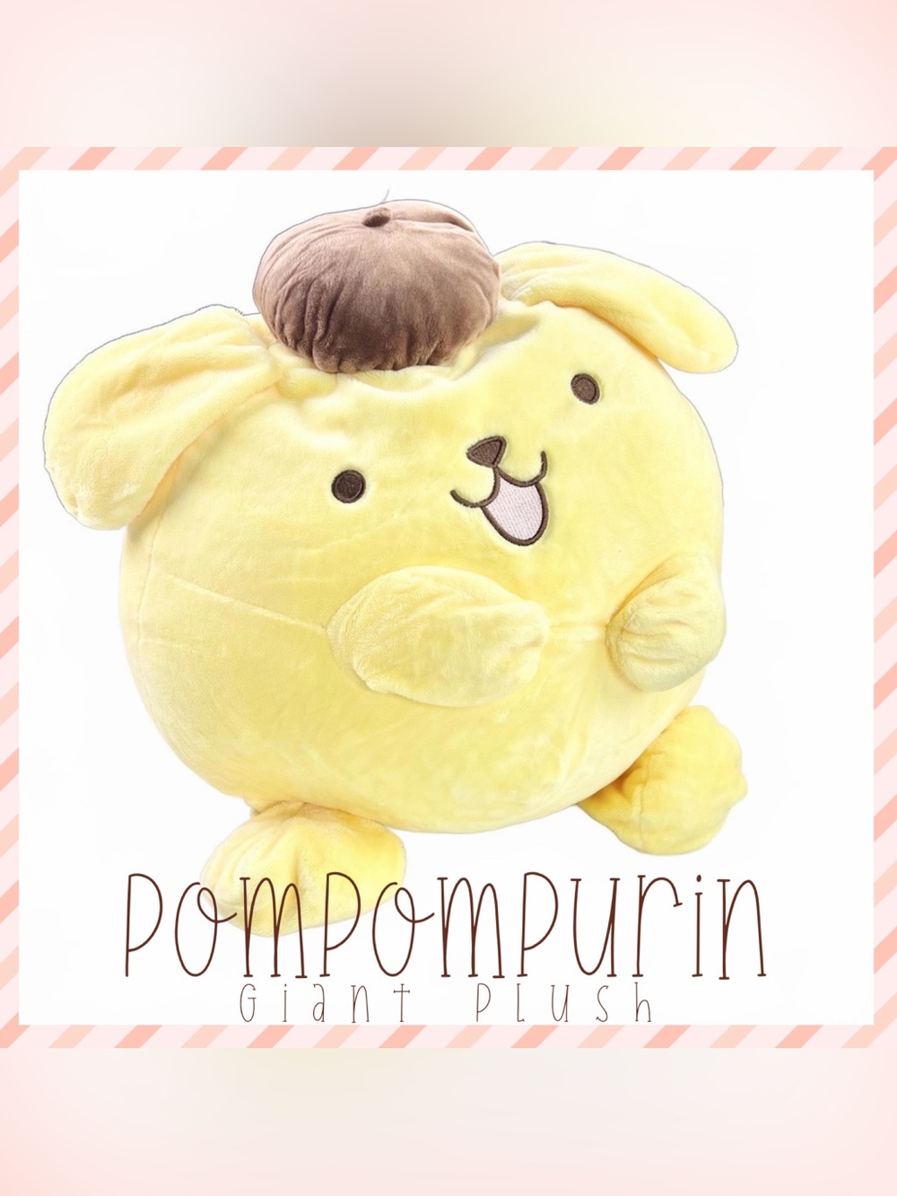 EUC Large Pompompurin Plush/stuffed animal